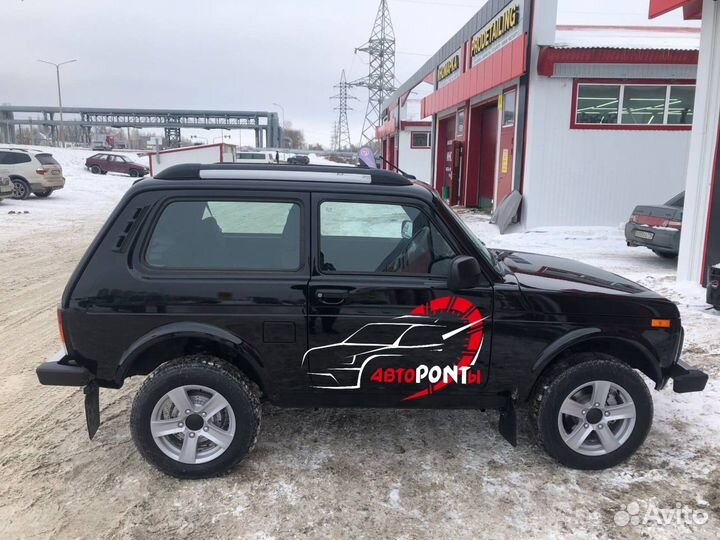 Рейлинги Niva 2121 Legend Urban продольные черные