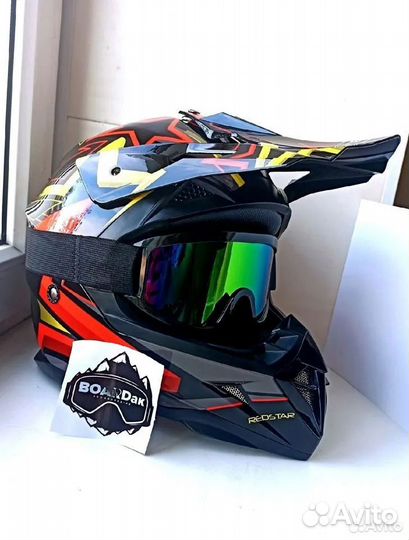 Мото очки новые,шлем мотокроссовый,мотошлем новый