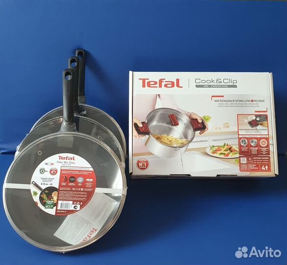 Набор столовой посуды Tefal сковорода кастрюля