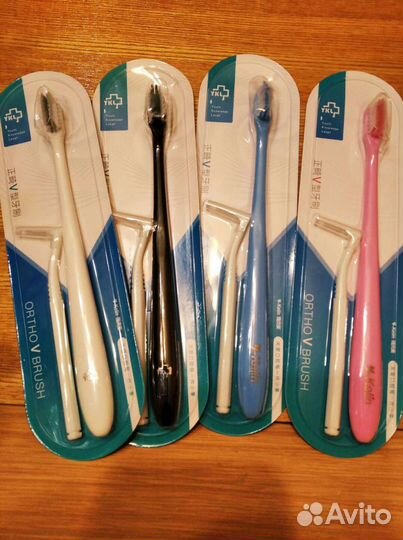 Ортодонтическая зубная щетка для брекетов+ершик