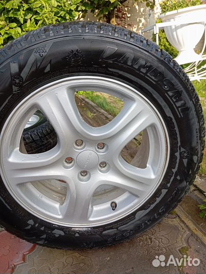 Колёса в сборе на Субару зимние