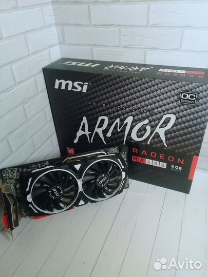 MSI RX 480 armor OC 8 GB