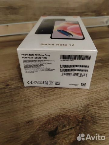 Xiaomi Redmi Note 12, 4/128 ГБ объявление продам