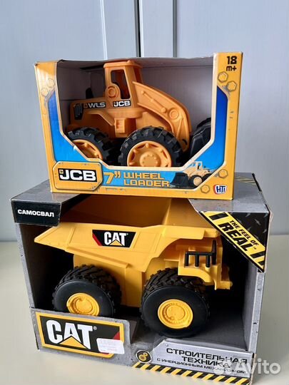 Игрушка Самосвал карьерный CAT/Автопогрузчик JCB