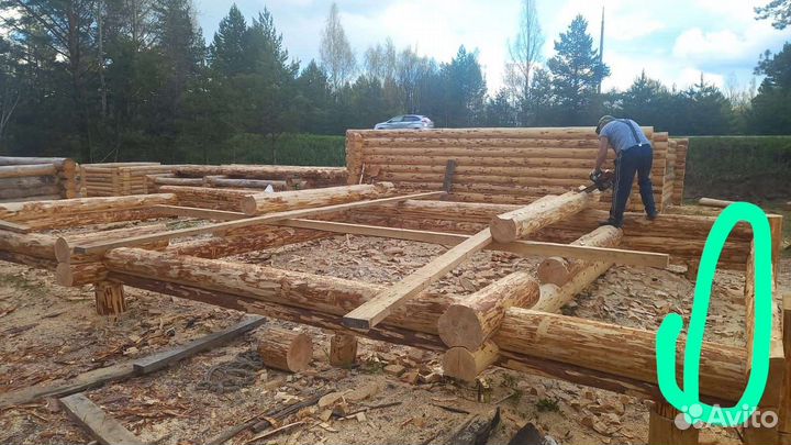 Сруб для бани