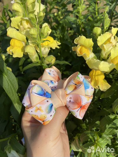 Бантики для волос ручной работы