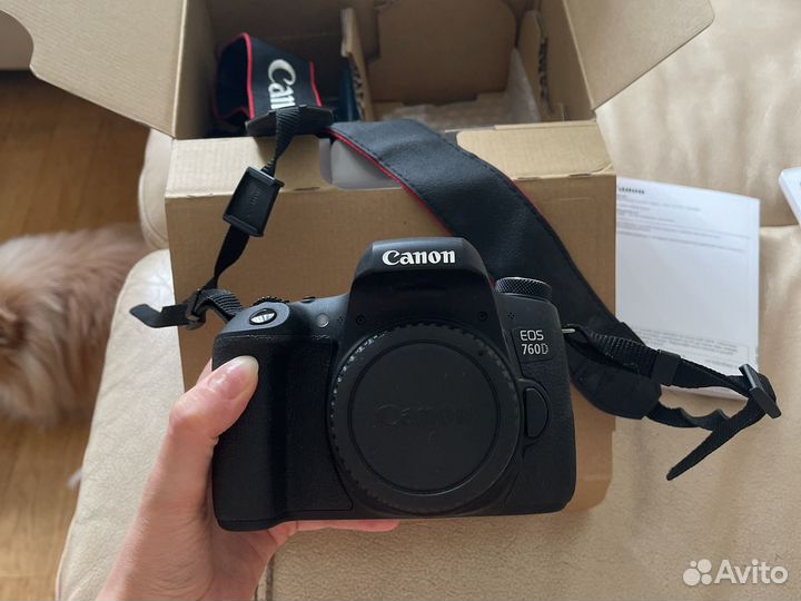 Зеркальный фотоаппарат canon eos 760D