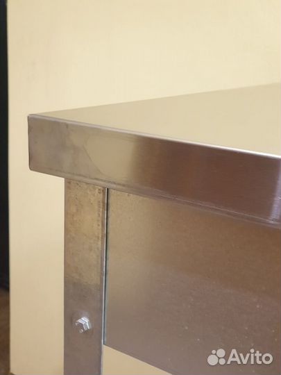 Стол разделочный со встроенной мойкой нерж.сталь