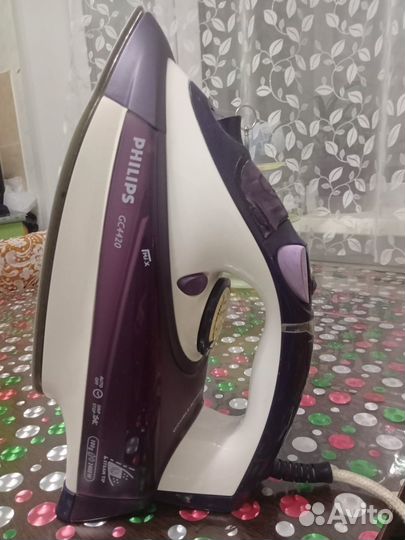 Утюг philips, с паром и распылителем