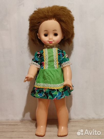 Кукла. Высота - 45 см. Платье. Винтаж