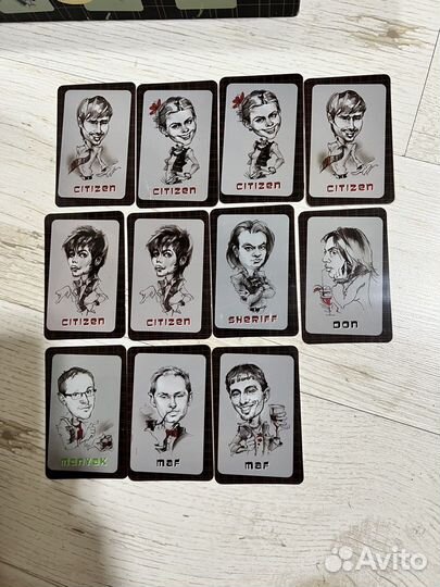 Настольная игра мафия