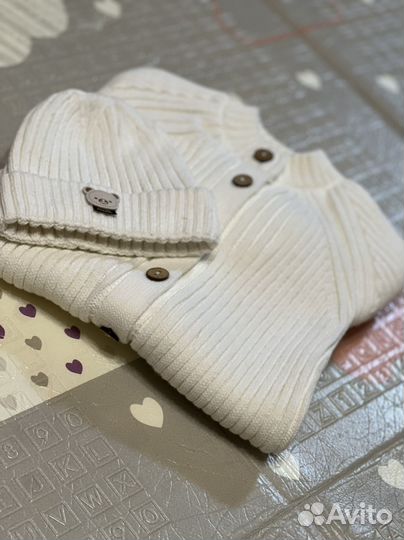 Вязанный комбинезон 68-74