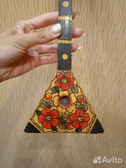 Балалайка маленькая игрушечная СССР