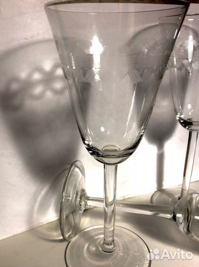 Фужеры пантография, стопки, стаканы двухслойное ст