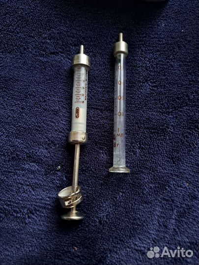 Шприц стеклянный СССР