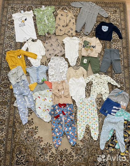 Вещи детские пакетом 74 80