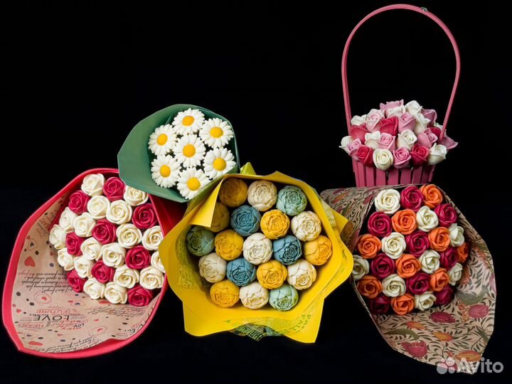 Шоколадные цветы