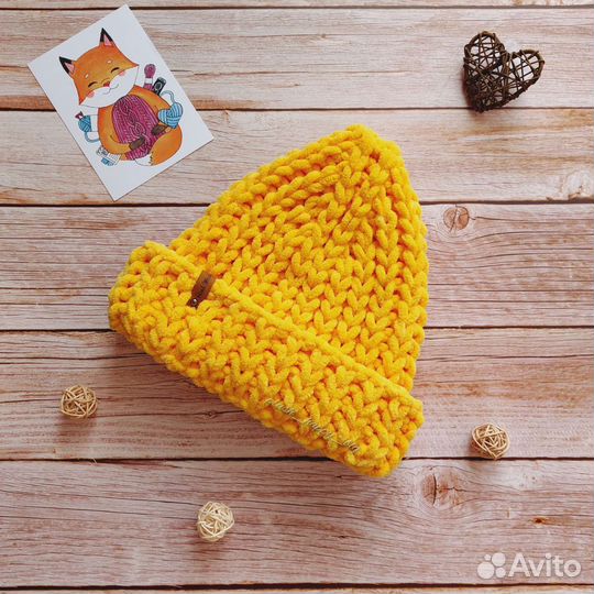 Шапка Уно р52-54ручная работа