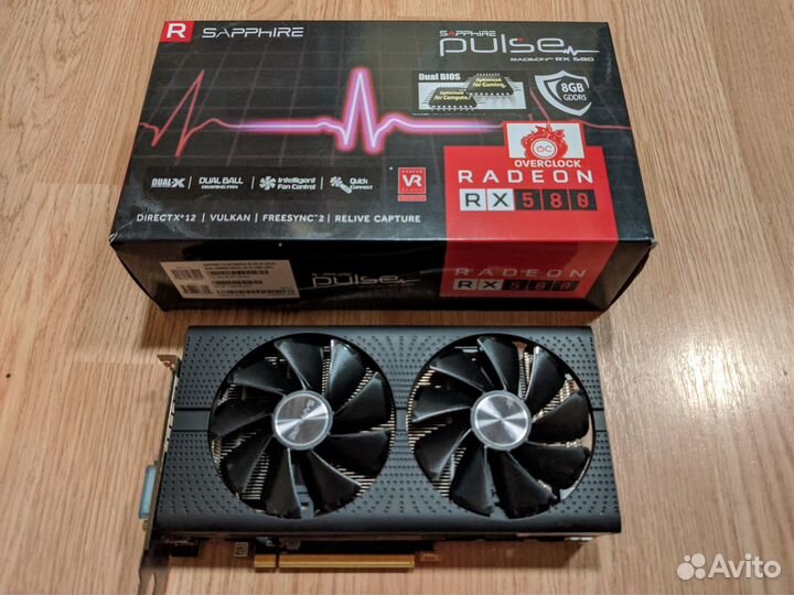Sapphire AMD Radeon RX 580 Pulse 8GB