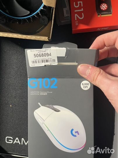 Мышь проводная Logitech G102