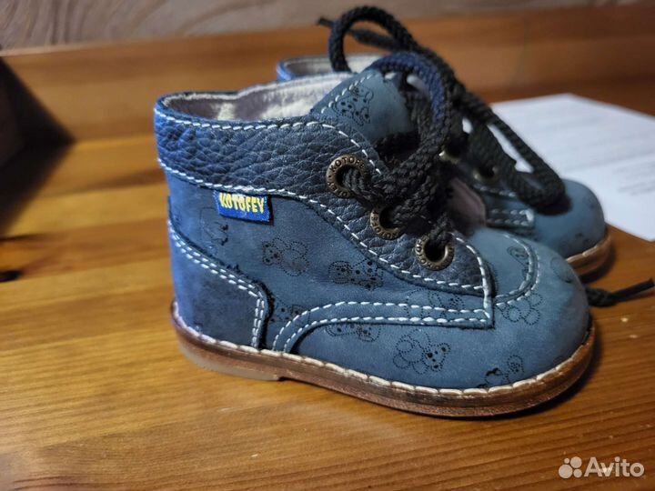 Ботинки детские 18 размер для мальчика