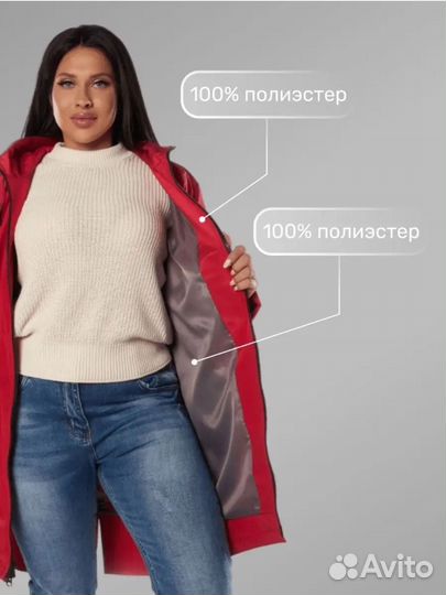 Парка женская демисезонная