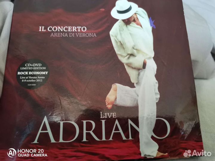 CD+Dvd Аdriano Live