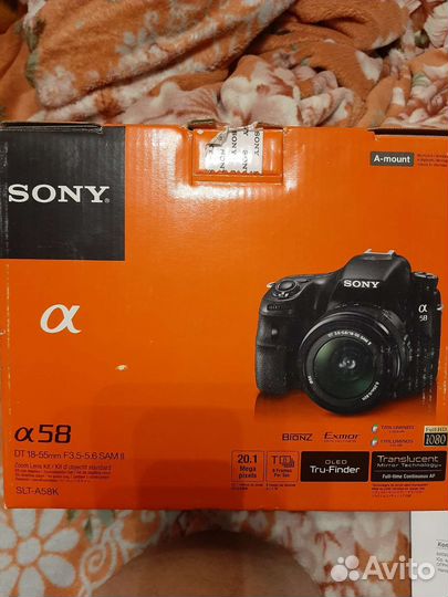 Фотоаппарат sony SLT-A58K