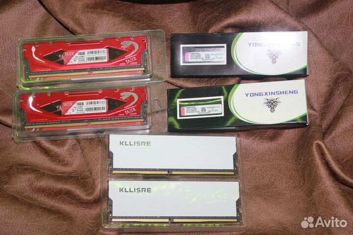 Оперативная память ddr4 32gb(2х16Гб). Разные,Новые