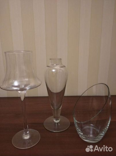 Ваза для цветов стекло