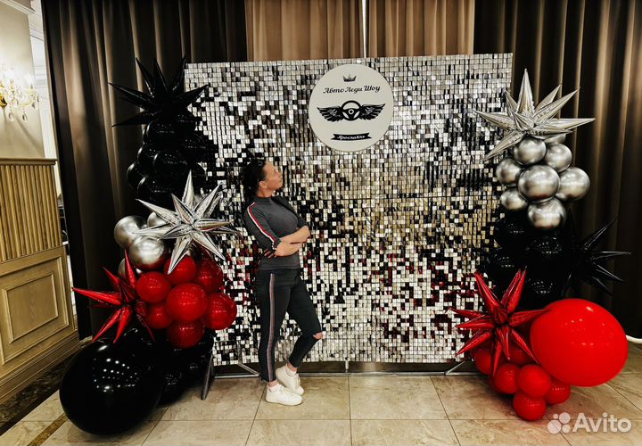 Фотозона из шаров гелиевые шары