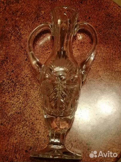 Вазы хрустальные малые bohemia