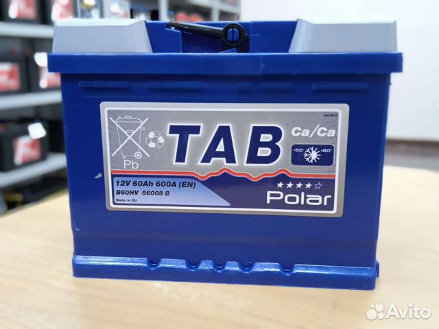 Аккумулятор Tab 60a/h Новый с Гарантией
