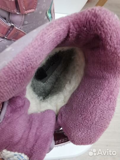 Зимние ботинки для девочки 24