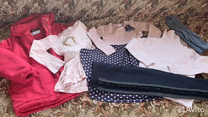 Пакет вещей на девочку 116-122