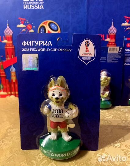 Набор статуэток Fifa (9 см) Забивака 2018