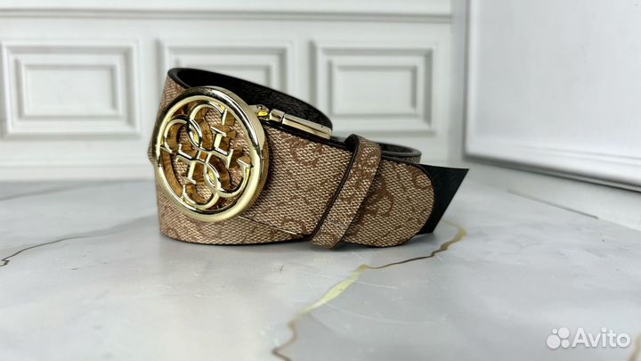 Ремень женский guess двусторонний