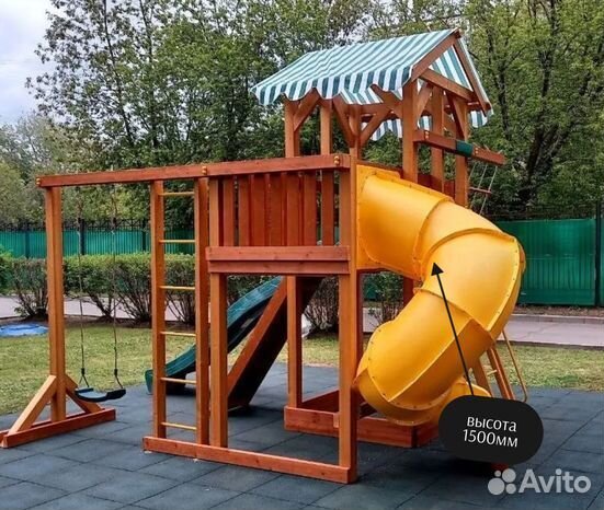 Детская площадка домик на дачу