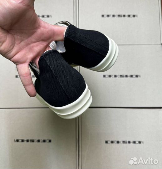 Кеды мужские Rick Owens Drkshdw Low Jumbo Lace