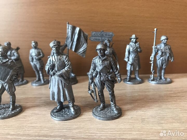 Оловянные солдатики ВОВ, вторая мировая. 54мм