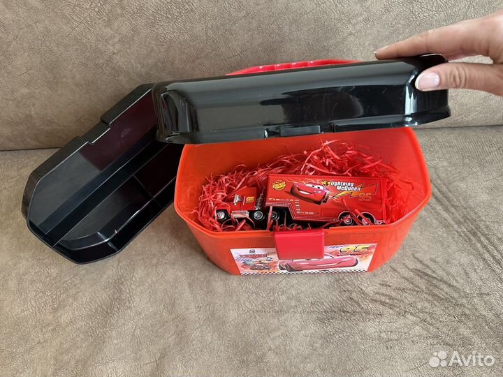 Ящик Рюкзак упаковка Тачки Молния Маквин