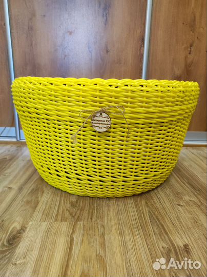 Кашпо из ротанга