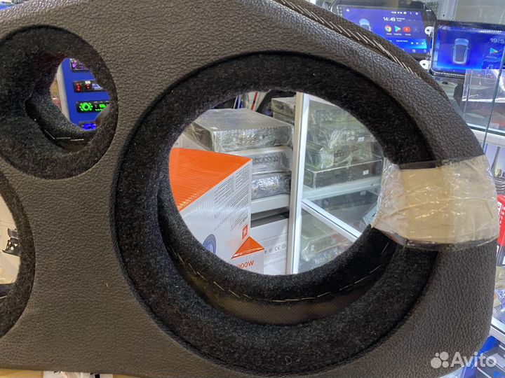 Акустический подиум Лада Приора 20+16+рупор