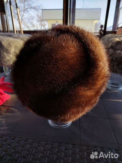 Шапка чалма норковая размер 56