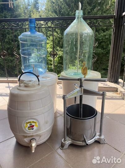 Виноделие(бак брожения,ферментер,бутыли)