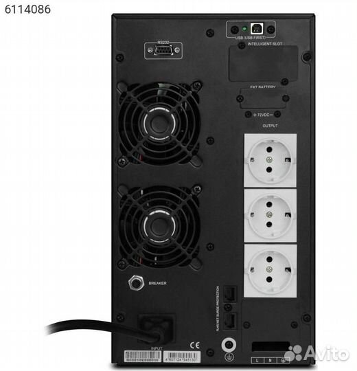 Ибп Powerman online plus 3000VA, Tower, без батаре