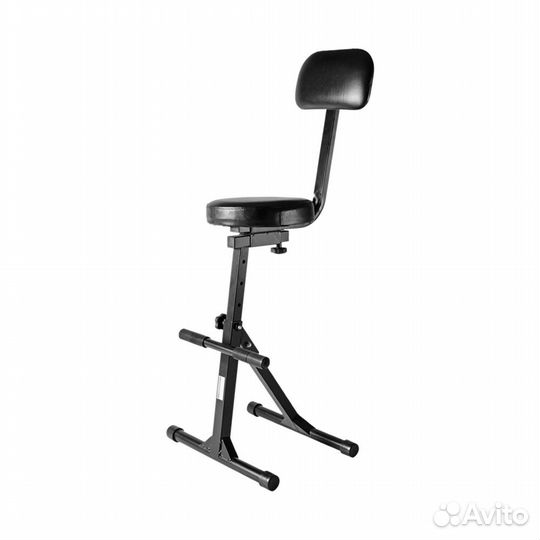 Стул гитариста со спинкой и регулировкой высоты