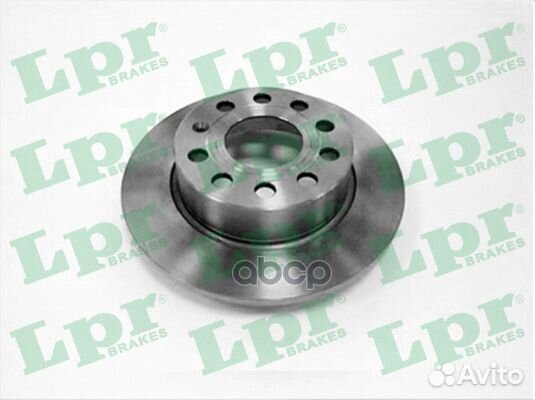 A1003P Диск тормозной audi A3 03/skoda octavia