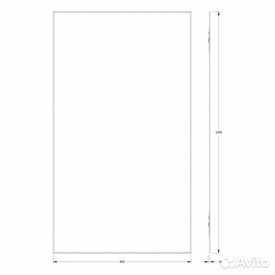 Зеркало Evoform Standard BY 0250 80x140