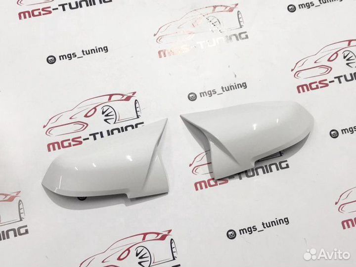 Крышки на зеркала М1 Series на BMW F20 белые